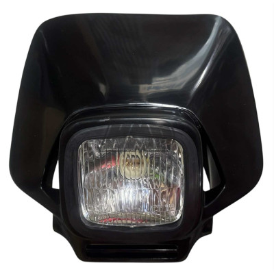 Frontal porta farol / carenagem HP2 tipo acerbis elba baja / preto - HP